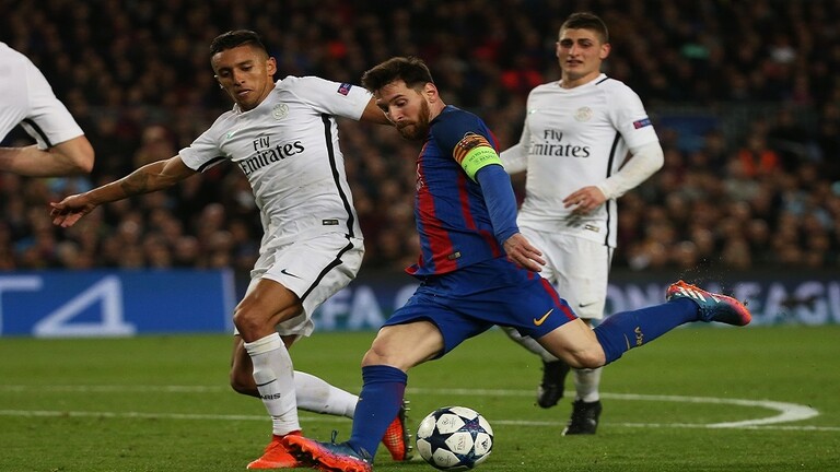 فريقي برشلونة وباريس سان جيرمان