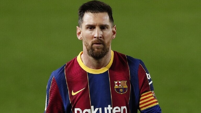 ليونيل ميسي نجم نادي برشلونة