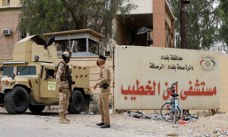 مفوضية حقوق الإنسان في العراق قالت إن حريق المستشفى خلف 130 قتيلا.