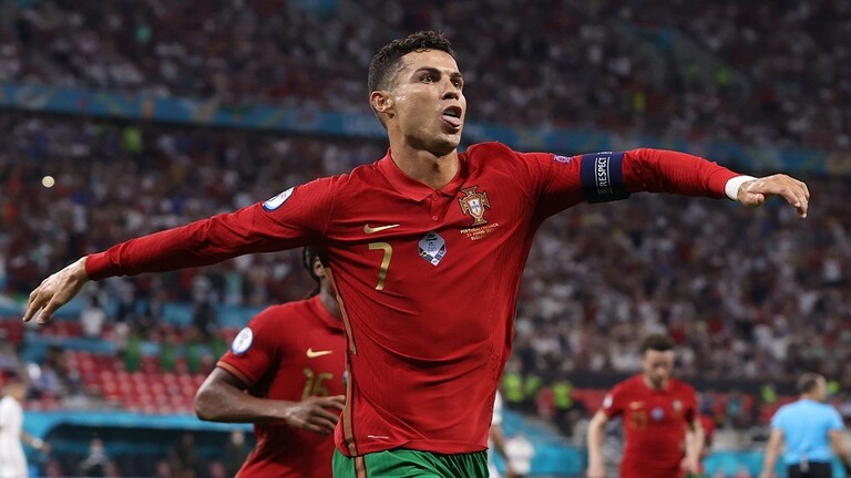 ساهم رونالدو في تعادل البرتغال مع فر نسا 2-2