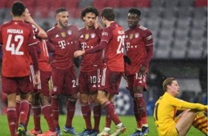 وكان يتعين على برشلونة الفوز على بايرن